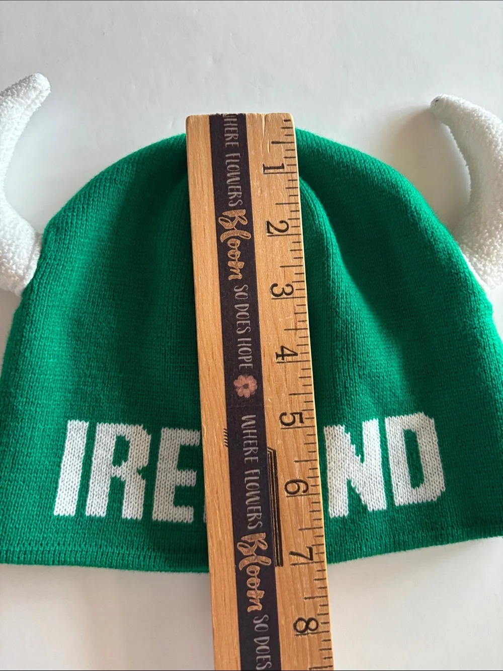 Lansdowne Ireland Knit Viking Horns Beanie Stocking Cap Irish St. Patrick’s DAY